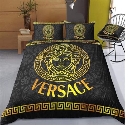 black versace bed sheets|Versace bedspreads for sale.